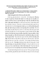 MỘT SỐ GIẢI PHÁP MỞ RỘNG HOẠT ĐỘNG TÍN DỤNG TÀI TRỢ XUẤT NHẬP KHẨU TẠI SỞ GIAO DỊCH I  NHNN PTNTVN