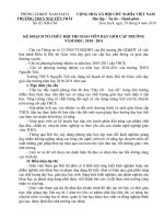 KẾ HOẠCH THI GV GIỎI CẤP TRƯỜNG