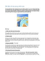 Đôi điều về xây dựng chiến lược