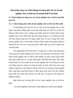 Giải pháp nâng cao chất lượng tín dụng đối với các doanh nghiệp vừa và nhỏ tại chi nhánh NHCT Ba Đình