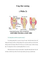 Ung thư xương ( Phần 2)