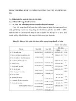 PHÂN TÍCH TÌNH HÌNH TÀI CHÍNH TẠI CÔNG TY CP ĐT XD PHÚ HƯNG GIA