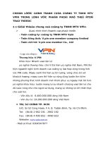 CHIẾN LƯỢC CẠNH TRANH CỦA CÔNG TY TNHH MTV VPIN TRONG LĨNH VỰC PHÂN PHỐI MÃ THẺ ĐT TRẢ TRƯỚC