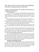 THỰC TRẠNG CÔNG TÁC KẾ TOÁN TIÊU THỤ THÀNH PHẨM TẠI CÔNG TY KINH DOANH NƯỚC SẠCH HÀ NỘI