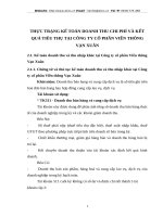 THỰC TRẠNG KẾ TOÁN DOANH THU CHI PHÍ VÀ KẾT QUẢ TIÊU THỤ TẠI CÔNG TY CỔ PHẦN VIỄN THÔNG VẠN XUÂN