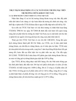 THỰC TRẠNG HOẠT ĐỘNG CỦA CÁC NGÂN HÀNG THƯƠNG MẠI  TRÊN THỊ TRƯỜNG CHỨNG KHOÁN VIỆT NAM