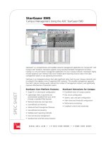 StarGazer EMS Campus Management Using the ADC StarGazer EMS