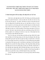 GIẢI PHÁP HOÀN THIỆN HOẠT ĐỘNG TÍN DỤNG XUẤT KHẨU NHẰM MỤC TIÊU PHÁT TRIỂN HOẠT ĐỘNG XUẤT NHẬP KHẨU TẠI NGÂN HÀNG PHÁT TRIỂN