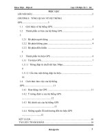 công nghệ  GPS -  xây  dựng  một hệ thống thu thập thông tin từ thiết bị GPS và hiển thị lên bản đồ số