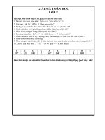 Chìa khóa tuần 12 - Toán 8