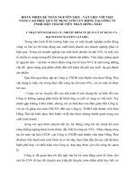 HOÀN THIỆN KẾ TOÁN NGUYÊN LIỆU - VẬT LIỆU VỚI VIỆC NÂNG CAO HIỆU QUẢ SỬ DỤNG VỐN LƯU ĐỘNG TẠI CÔNG TY TNHH MỘT THÀNH VIÊN THAN HỒNG THÁI