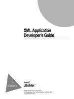 XML Application Developer’s Guide