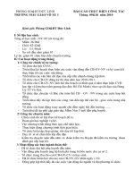 BÁO CÁO CÔNG TÁC THÁNG 9&10 MG VÕ XU I