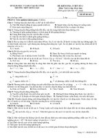 Kiem tra 1 tiet lop 10 co ban