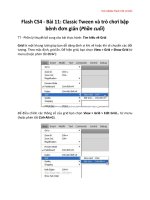 Học Adobe Flash CS4 cơ bản Flash CS4 - Bài 11