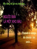 Người bạn là một kho báu- có nhạc nền