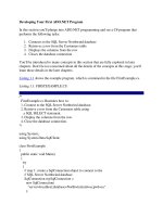 Developing Your First ADO.NET
