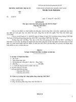 KẾ HOẠCH “Học tập và làm theo tấm gương đạo đức Hồ Chí Minh”