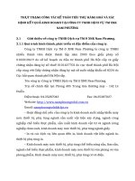 THỰC TRẠNG CÔNG TÁC KẾ TOÁN TIÊU THỤ HÀNG HOÁ VÀ XÁC ĐỊNH KẾT QUẢ KINH DOANH TẠI CÔNG TY TNHH DỊCH VỤ TM XNK NAM PHƯƠNG