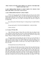 THỰC TRẠNG TỔ CHỨC HOẠT ĐỘNG CỦA TRUNG TÂM HỘI CHỢ TRIỂN LÃM VIỆT NAM