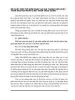 đề xuất một số biện pháp hạ giá thành sản xuất than nguyên khai ở mỏ than Vàng Danh