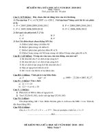 Đề khảo sát Toán 6789 Hiệp Hòa