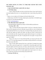 ĐẶC ĐIỂM CHUNG VỀ CÔNG TY TNHH MỘT THÀNH VIÊN NƯỚC SẠCH HÀ NỘI