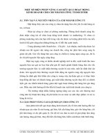 MỘT SỐ BIỆN PHÁP NÂNG CAO KẾT QUẢ HOẠT ĐỘNG KINH DOANH CHO CHI NHÁNH CÔNG TYDOCIFISH