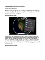Các gói ứng dụng đa chạm của Windows 7