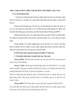 THỰC TRẠNG PHÁT TRIỂN THỊ TRƯỜNG TRÁI PHIẾU VIỆT NAM