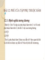 Bài 12. Phủ Của Tập Phụ Thuộc Hàm