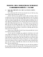 Phần III PHƯƠNG HƯỚNG HOÀN THIỆN HỆ THỐNG QUẢN LÝ VÀ KINH DOANH PHÂN BÓN VÔ CƠ Ở VIỆT NAM