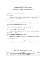 Đề và đáp án thi thử ĐH môn Sử khối C năm 2010_Đề 13