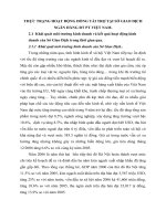 THỰC TRẠNG HOẠT ĐỘNG ĐỒNG TÀI TRỢ TẠI SỞ GIAO DỊCH NGÂN HÀNG ĐT PT VIỆT NAM