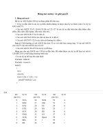 Bảng mó asskey và giải quyết