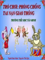 Tro choi Phong chong tai nan giao thong
