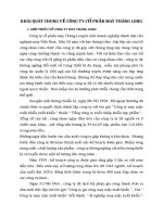 KHÁI QUÁT CHUNG VỀ CÔNG TY CỔ PHẦN MAY THĂNG LONG