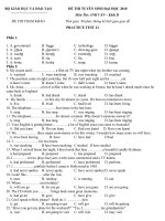 LT cấp tốc Anh 2010 số 40