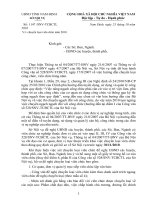 1147 /SNV-TCBCTL V/v chuyển loại viên chức năm 2010