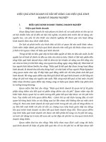 HIỆU QUẢ KINH DOANH VÀ VẤN ĐỀ NÂNG CAO HIỆU QUẢ KINH DOANH Ở DOANH NGHIỆP