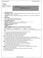 HÒA - GA VĂN 8 ( Tuần 11-12)