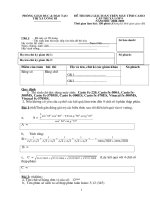 Đề thi HSG Casio năm học 2008 - 2009