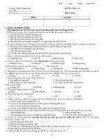 Kiểm tra lý 6 1 tiết