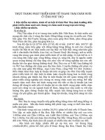 THỰC TRẠNG PHÁT TRIỂN KINH TẾ TRANG TRẠI CHĂN NUÔI Ở TỈNH PHÚ THỌ