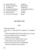 Hướng dẫn đọc dịch báo chí pháp luật tiếng anh