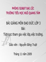 đạo đức lớp 3