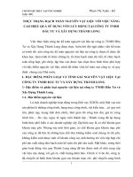 THỰC TRẠNG HẠCH TOÁN NGUYÊN VẬT LIỆU VỚI VIỆC NÂNG CAO HIỆU QUẢ SỬ DỤNG VỐN LƯU ĐỘNG TẠI CÔNG TY TNHH ĐẦU TƯ VÀ XÂY DỰNG THÀNH LONG