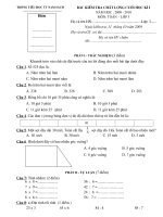 De kiem tra chat luong giua hoc ki I Toan lop 3(09-10)