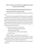 NHỮNG VẤN ĐỀ LÝ LUẬN CƠ BẢN VỀ XÁC ĐỊNH KẾT QUẢ KINH DOANH TẠI DOANH NGHIỆP