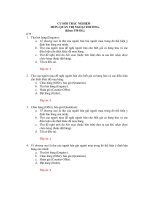 Câu hỏi trắc nghiệm môn Quản trị ngoại thương (C5)